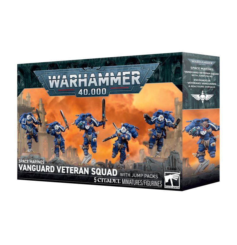 Warhammer 40,000 – Vanguard Veteran Squad with Jump Packs