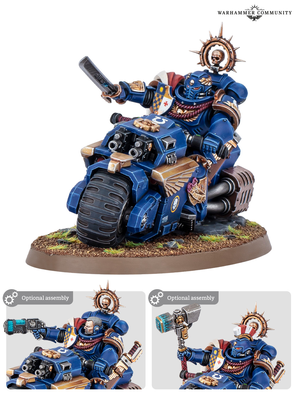 Warhammer 40,000 – Captain on Bike